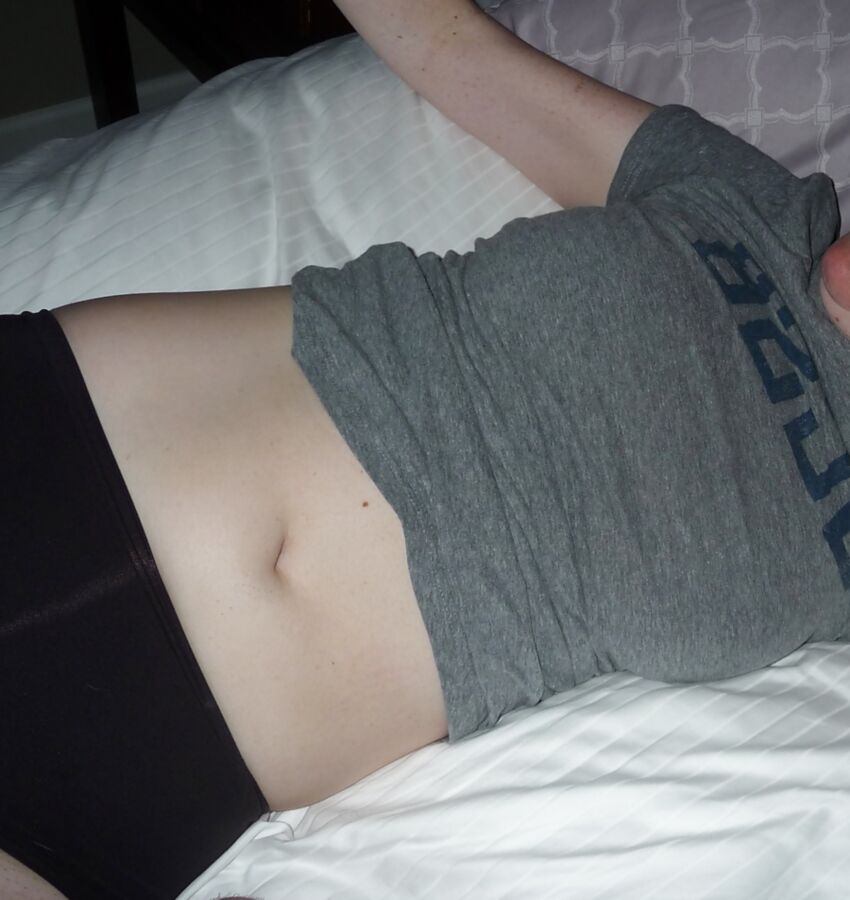 pretty ass brunette in mini shorts