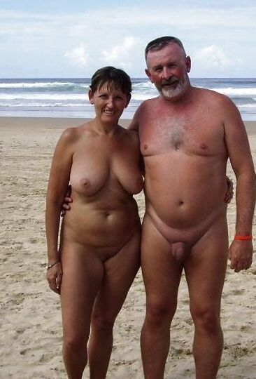 NUDIST Older couple sexy hot
