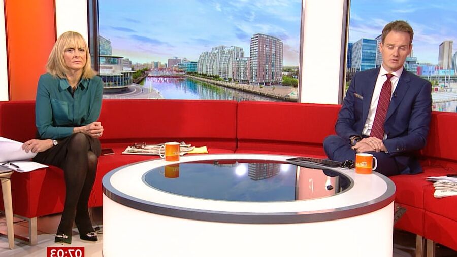 Louise Minchin In Black Tights