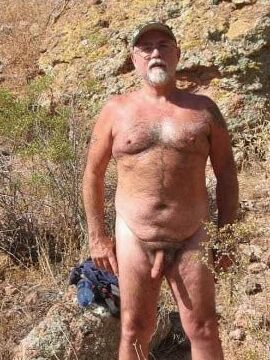 OLD MAN AND VERY SMALL COCK AND BEACH