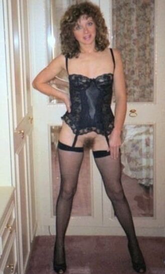 black lingerie