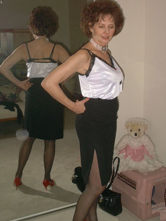 Elegant granny Aunt whore