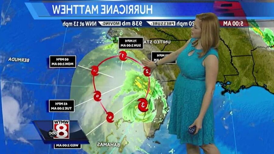 Busty Weatherlady Mallory