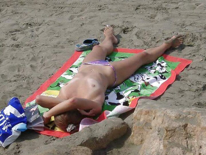 Massive Tits on the Beach