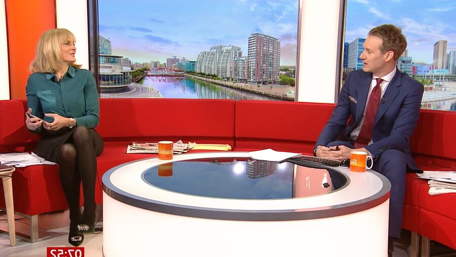 Louise Minchin In Black Tights