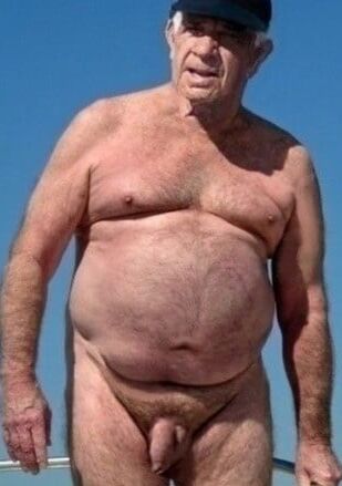 OLD MAN AND VERY SMALL COCK AND BEACH
