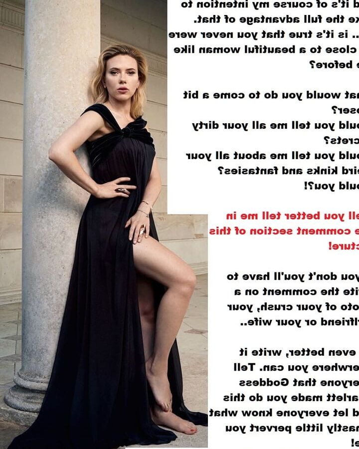 Celebrity Femdom Captions - Choice &amp; Questions