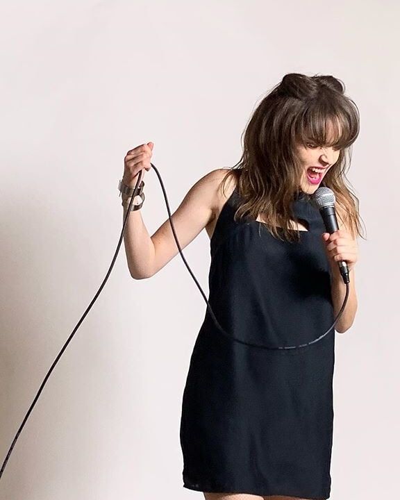 Lauren Mayberry at The Tonight Show