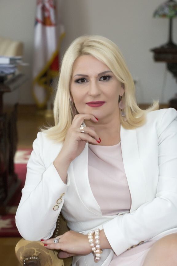 Serbian Mature Politician Zorana Mihajlovic