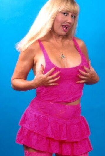 Blond in pink
