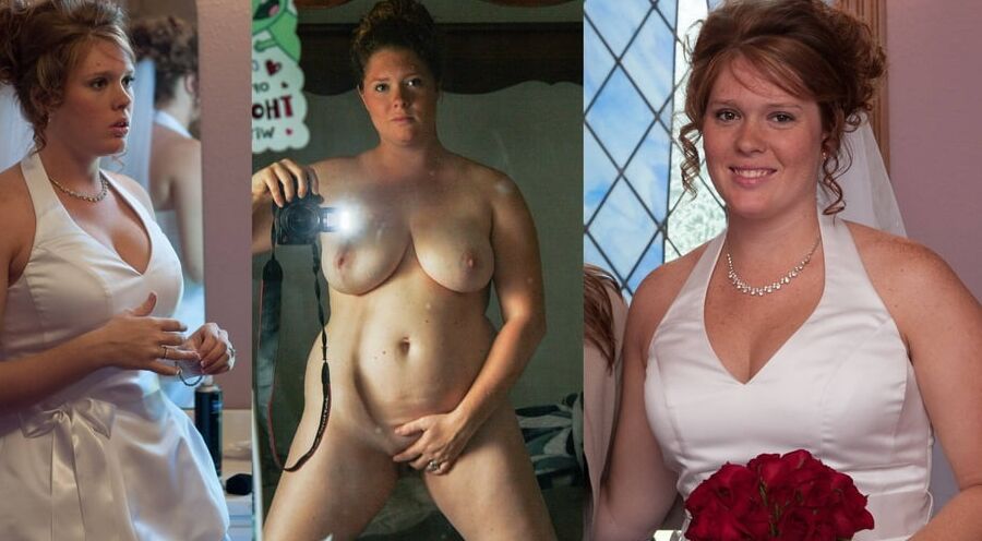 Amateur Brides dressed undressed