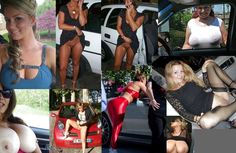 in the car
