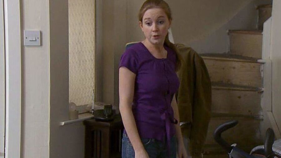 Julia Haworth Corrie Coddess in jeans and misc