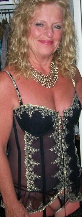 Black bustier with gold trim
