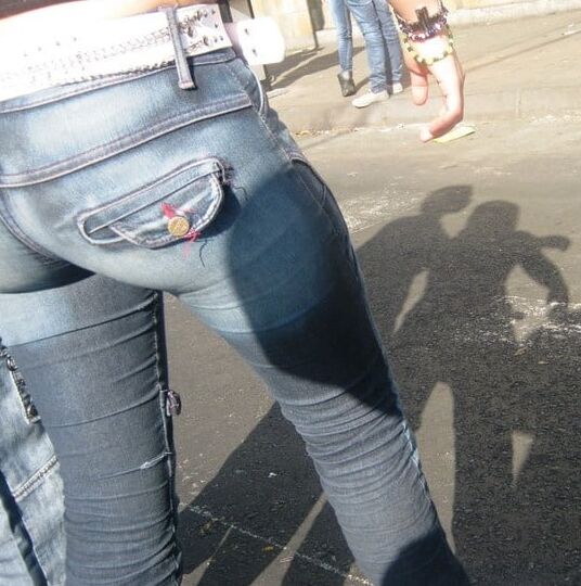 We were waiting for the street crossing