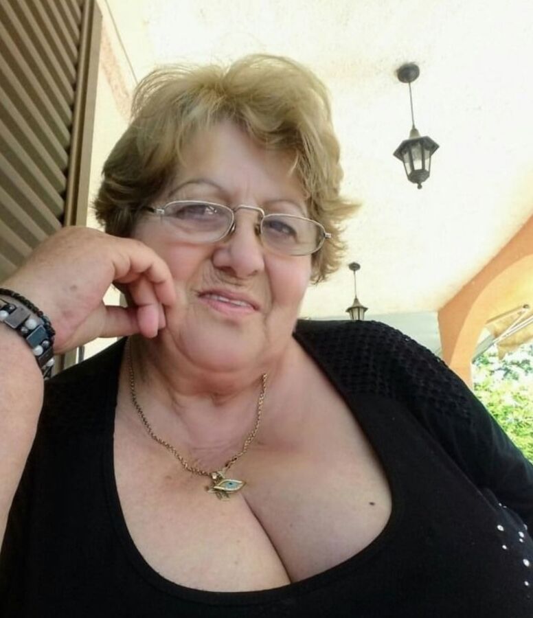 Clothed Granny - Big Boobs