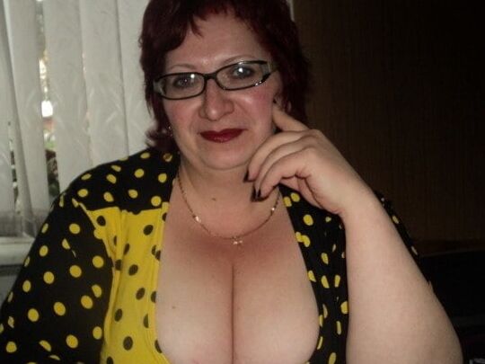 Clothed Granny - Big Boobs