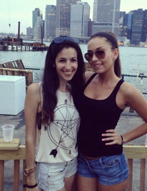 Sexy Black Girl and And White Girl With Perky Boobs