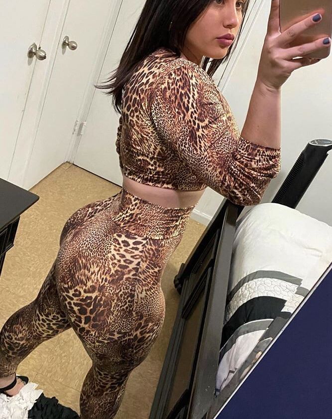 Latina Butts in Skin-Tight Clothing
