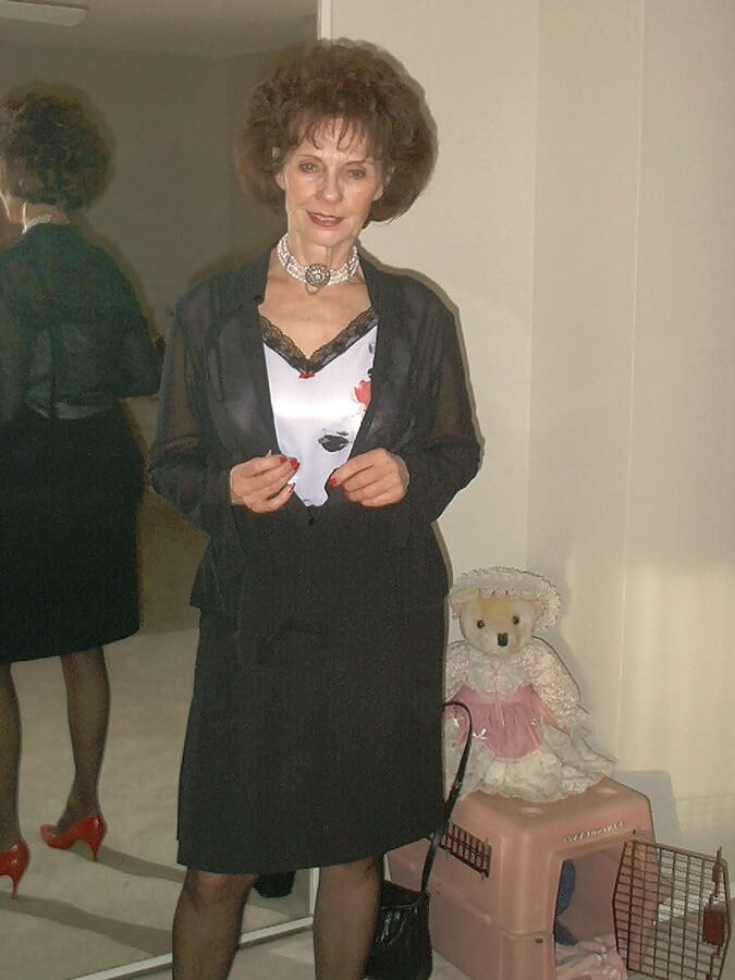 Elegant granny Aunt whore