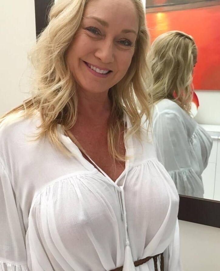 See through her outfit
