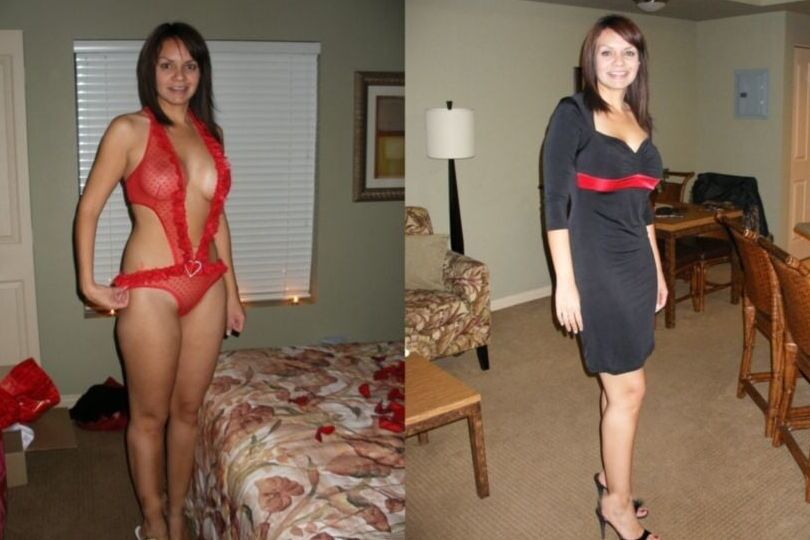 Mature Dressed Undressed