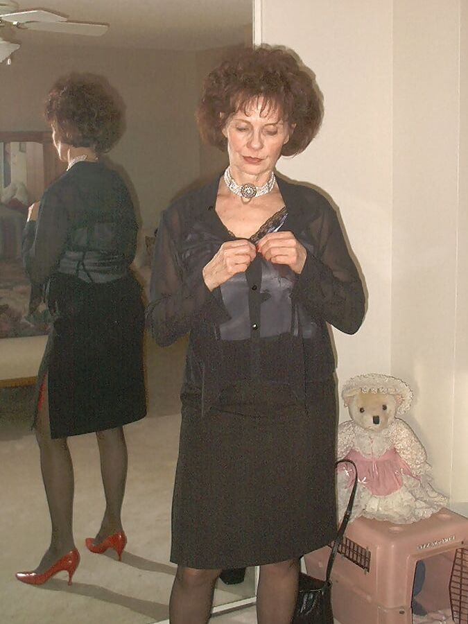 Elegant granny Aunt whore
