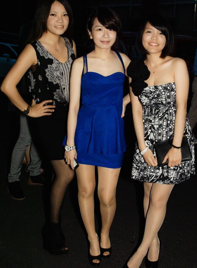 Asian Wives &amp; GFs in Pantyhose Part of