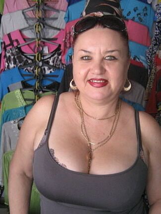 Clothed Granny - Big Boobs
