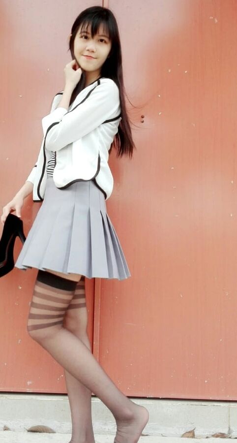 Asian Wives &amp; GFs in Pantyhose Part of