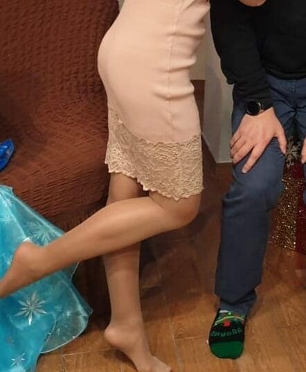 Legs and heels of another one friend