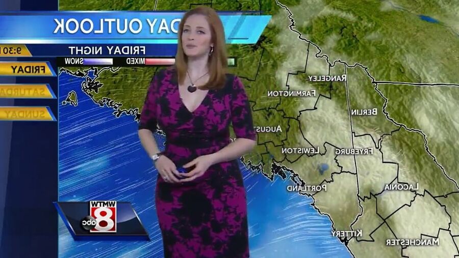 Busty Weatherlady Mallory