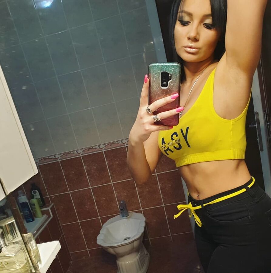 Serbian beautiful slut girl big natural tits Marija B.B.
