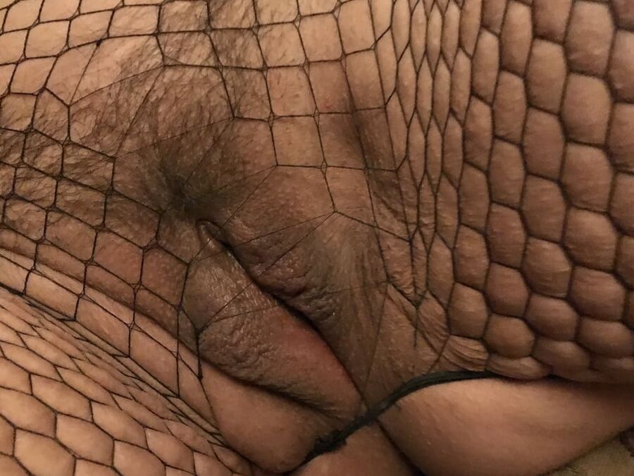 Wife in fishnet