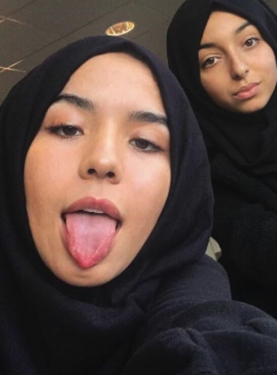 Horny hijabi faces during Ramadan while fasting