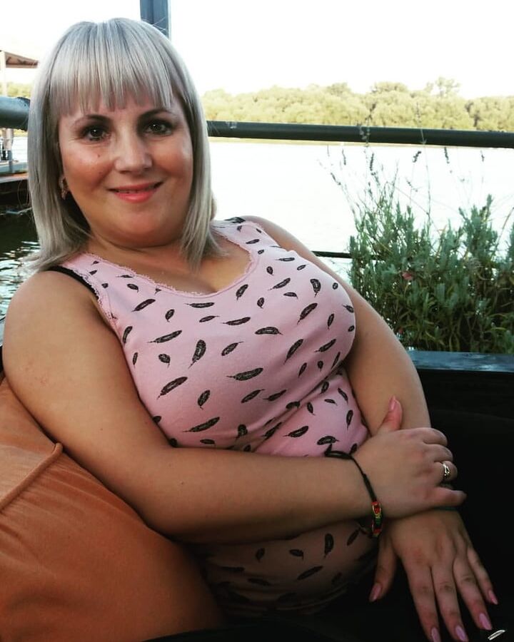 Serbian slut blonde milf big natural tits Goca Paunov