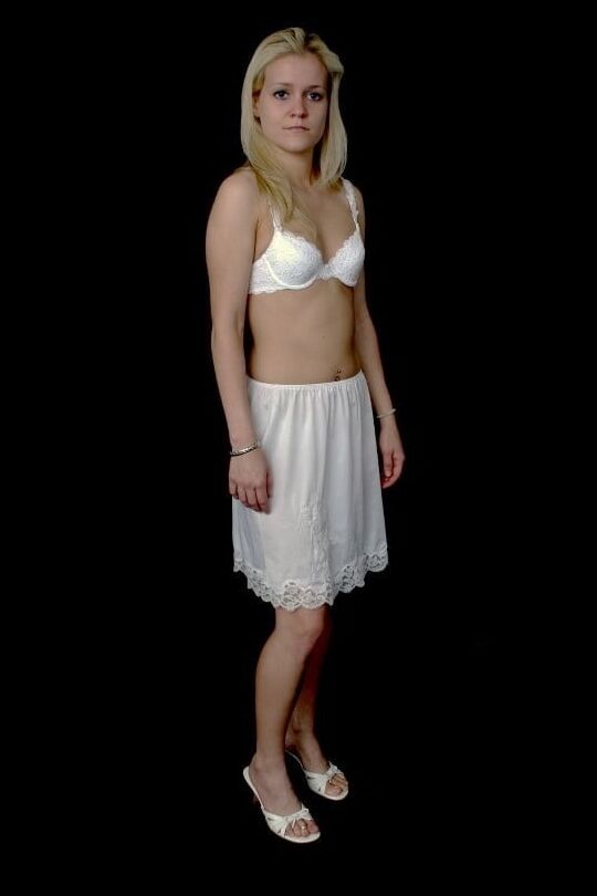 Satin slips and Petticoat