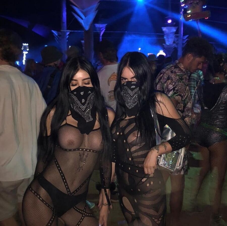 See through her outfit
