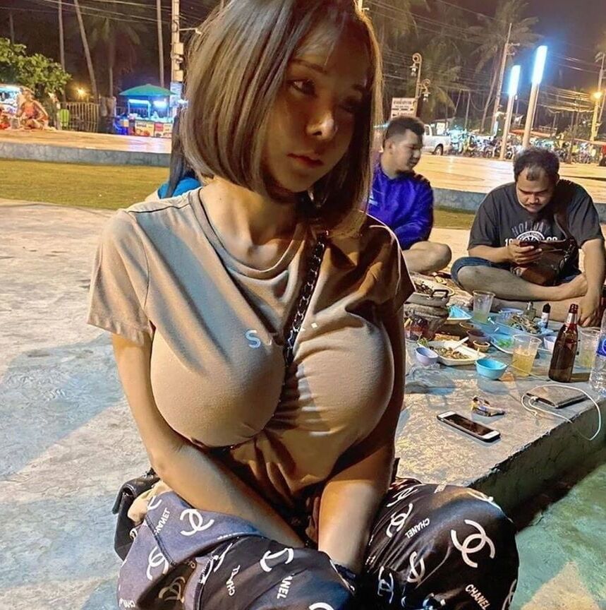 a - clothed boobs -