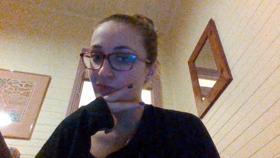 Awesome blonette w glasses