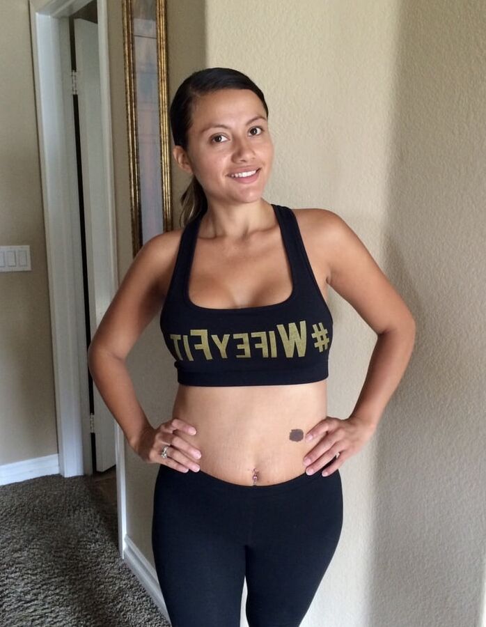 Sexy Fit Big Tit Tan Round Ass Latina MILF With Fat Pussy