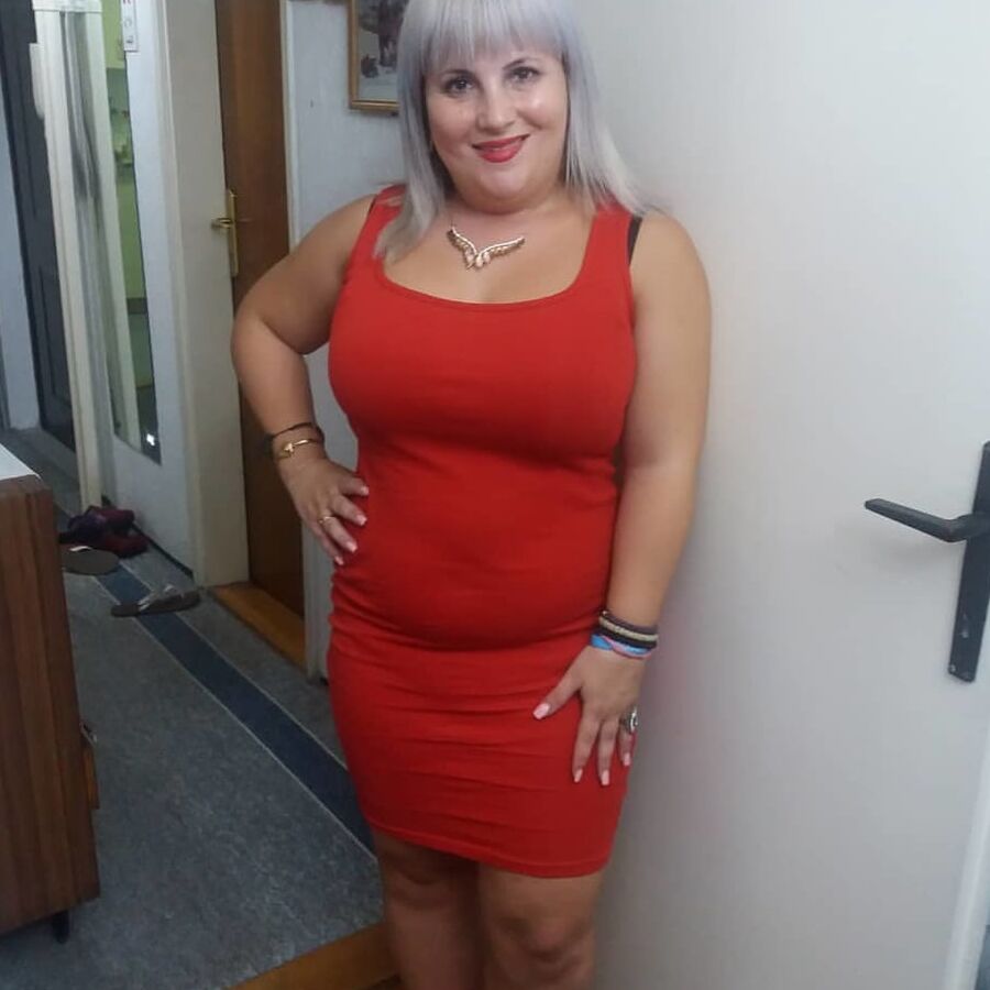Serbian slut blonde milf big natural tits Goca Paunov