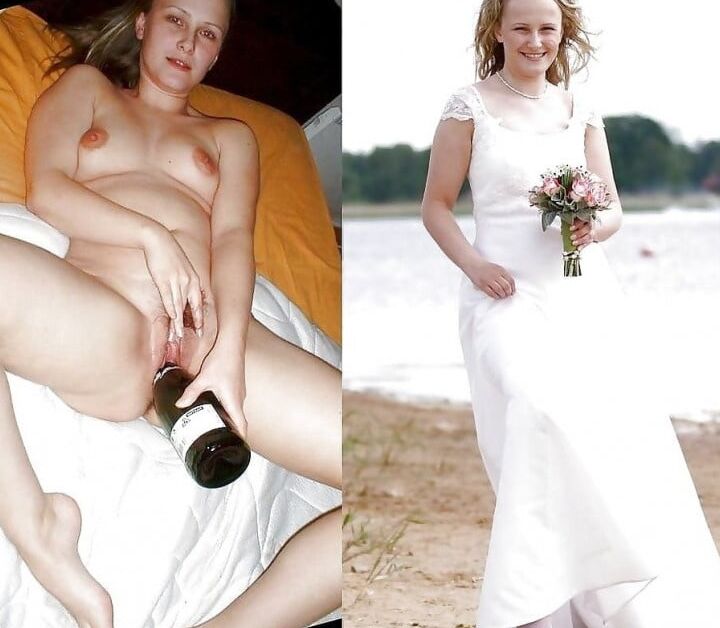 Amateur Brides dressed undressed