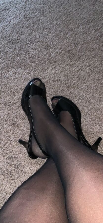 Nylons and heels