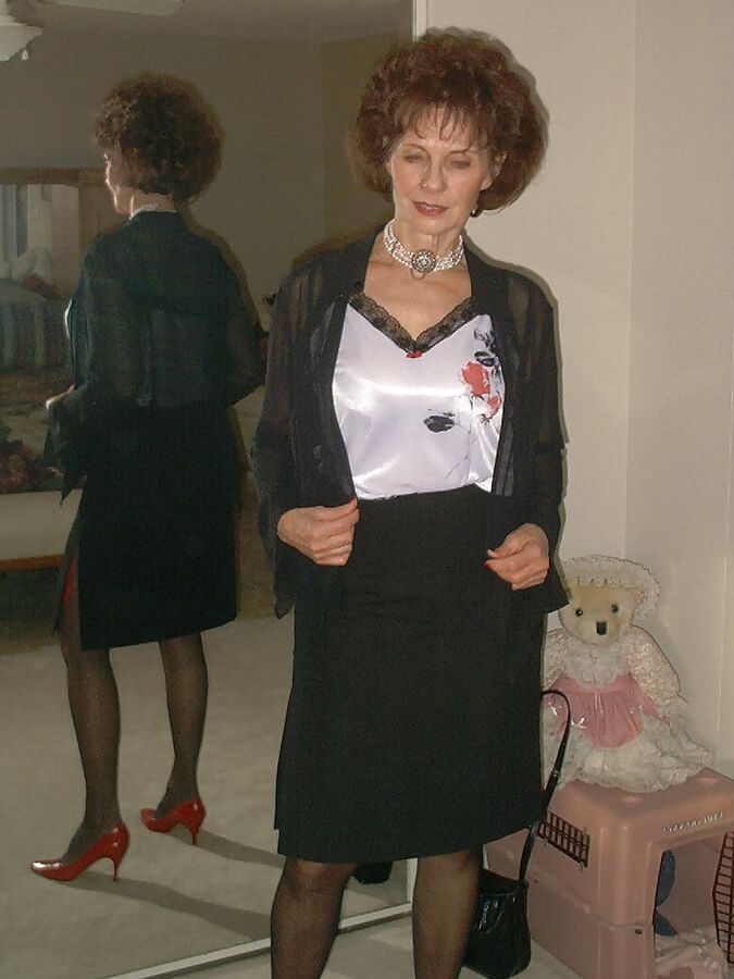 Elegant granny Aunt whore