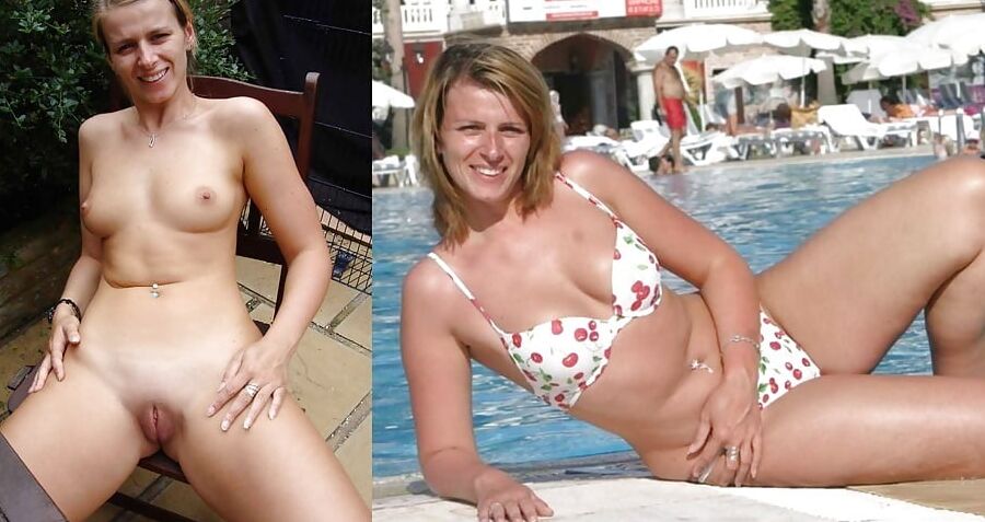 Amateurs - with and without their swimsuit