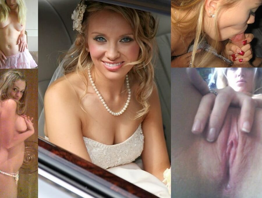 Amateur Brides dressed undressed