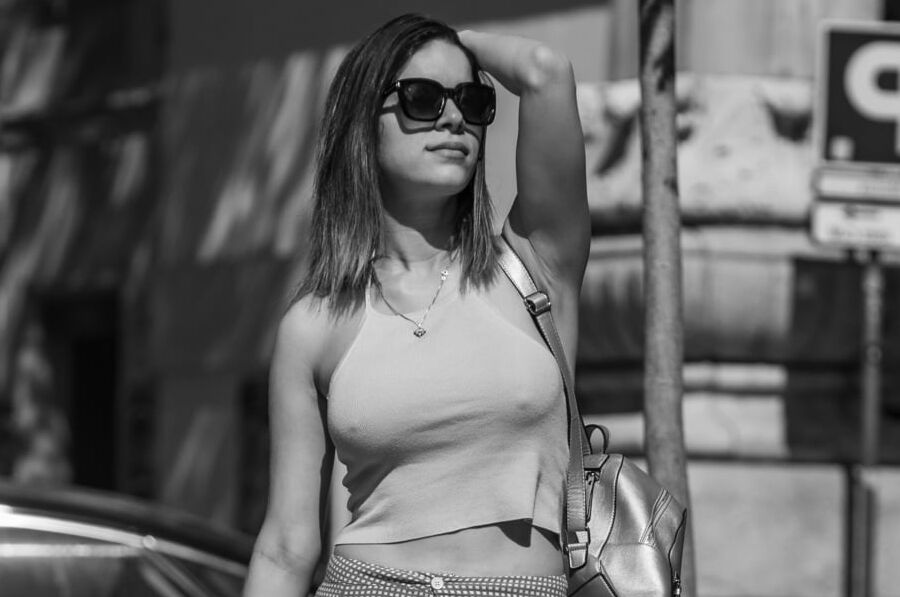 Braless City Babes