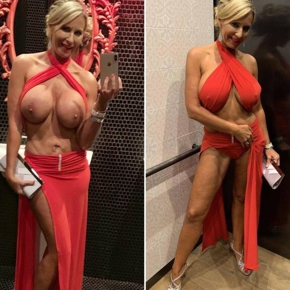 Milfs dressed and undressed