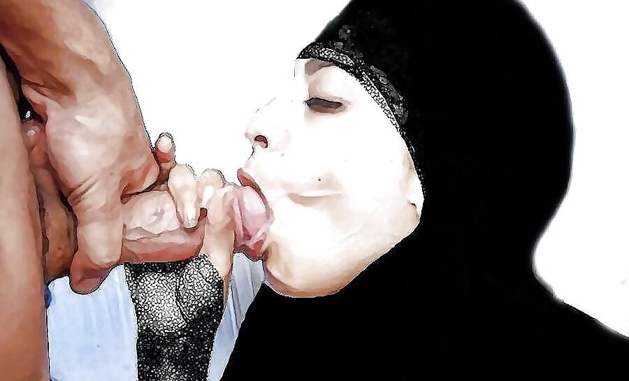 hijab blowjob